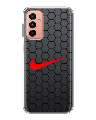 Чехол для Samsung Galaxy M23 (5G) с картинкой «Nike — карбоновая сетка»