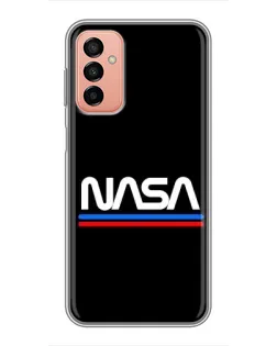 Чехол для Samsung Galaxy M23 (5G) с картинкой «NASA — классика Red Blue» Чехол для Samsung Galaxy M23 (5G) с картинкой «NASA — классика Red Blue»