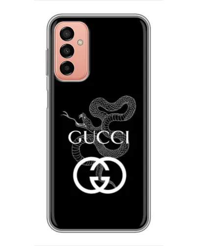 Чехол для Samsung Galaxy M23 (5G) с картинкой «Gucci — серебряная змея»