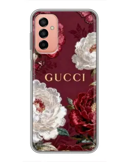 Чехол для Samsung Galaxy M23 (5G) с картинкой «Gucci — бордовые розы» Чехол для Samsung Galaxy M23 (5G) с картинкой «Gucci — бордовые розы»