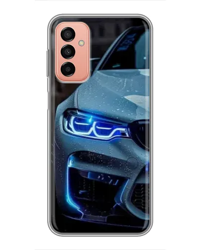 Чехол для Samsung Galaxy M23 (5G) с картинкой «Взгляд BMW с синими фарами» Чехол для Samsung Galaxy M23 (5G) с картинкой «Взгляд BMW с синими фарами»