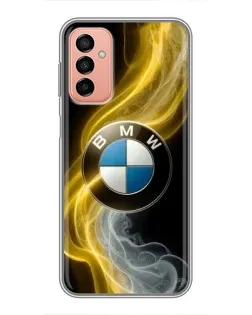 Чехол для Samsung Galaxy M23 (5G) с картинкой «Золотистый дым BMW» Чехол для Samsung Galaxy M23 (5G) с картинкой «Золотистый дым BMW»