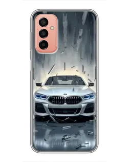 Чехол для Samsung Galaxy M23 (5G) с картинкой «BMW в свете фар» Чехол для Samsung Galaxy M23 (5G) с картинкой «BMW в свете фар»