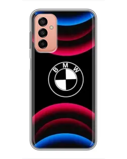 Чехол для Samsung Galaxy M23 (5G) с картинкой «Логотип BMW и неоновые дуги» Чехол для Samsung Galaxy M23 (5G) с картинкой «Логотип BMW и неоновые дуги»