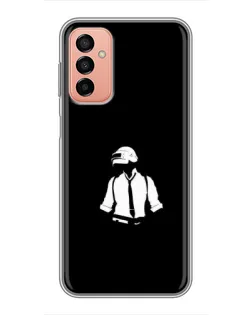 Чехол для Samsung Galaxy M23 (5G) с картинкой «PUBG — белый шлем»