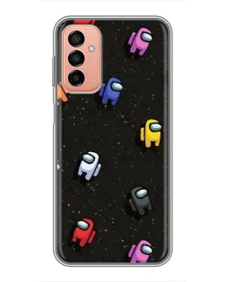Чехол для Samsung Galaxy M23 (5G) с картинкой «Космический паттерн Among Us» Чехол для Samsung Galaxy M23 (5G) с картинкой «Космический паттерн Among Us»