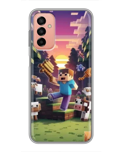 Чехол для Samsung Galaxy M23 (5G) с картинкой «Стив на ферме»