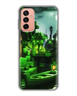 Чехол для Samsung Galaxy M23 (5G) с картинкой «Minecraft лесной пейзаж» Чехол для Samsung Galaxy M23 (5G) с картинкой «Minecraft лесной пейзаж»