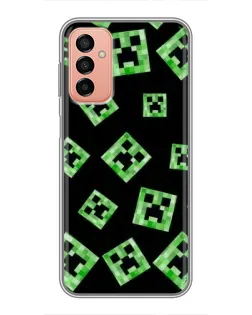 Чехол для Samsung Galaxy M23 (5G) с картинкой «Паттерн с криперами» Чехол для Samsung Galaxy M23 (5G) с картинкой «Паттерн с криперами»