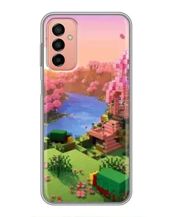 Чехол для Samsung Galaxy M23 (5G) с картинкой «Розовое дерево Minecraft» Чехол для Samsung Galaxy M23 (5G) с картинкой «Розовое дерево Minecraft»