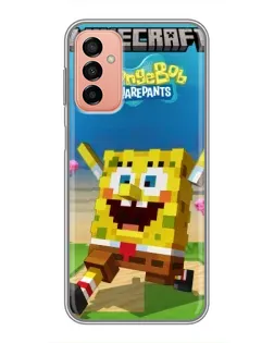 Чехол для Samsung Galaxy M23 (5G) с картинкой «Губка Боб Minecraft» Чехол для Samsung Galaxy M23 (5G) с картинкой «Губка Боб Minecraft»