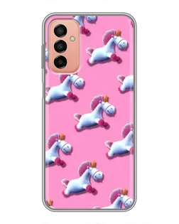 Чехол для Samsung Galaxy M23 (5G) с картинкой «Единороги на розовом» Чехол для Samsung Galaxy M23 (5G) с картинкой «Единороги на розовом»