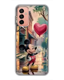 Чехол для Samsung Galaxy M23 (5G) с картинкой «Микки и шарик-сердце»