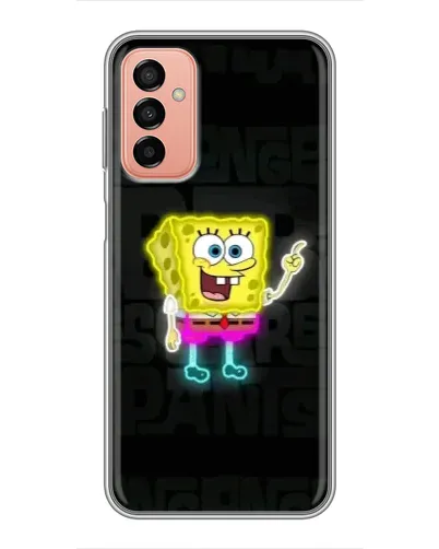 Чехол для Samsung Galaxy M23 (5G) с картинкой «Неоновый Губка Боб»