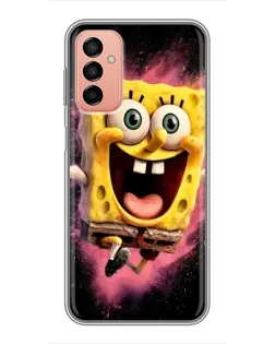 Чехол для Samsung Galaxy M23 (5G) с картинкой «Взрывной Спанч Боб»