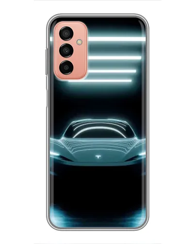 Чехол для Samsung Galaxy M23 (5G) с картинкой «Tesla в неоне» Чехол для Samsung Galaxy M23 (5G) с картинкой «Tesla в неоне»