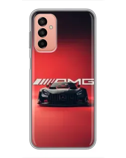 Чехол для Samsung Galaxy M23 (5G) с картинкой «Mercedes AMG — красная линия»