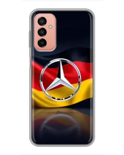 Чехол для Samsung Galaxy M23 (5G) с картинкой «Mercedes — флаг Германии» Чехол для Samsung Galaxy M23 (5G) с картинкой «Mercedes — флаг Германии»