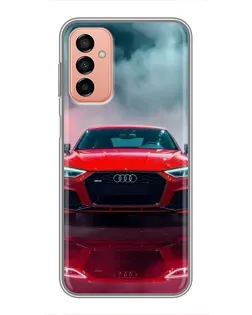 Чехол для Samsung Galaxy M23 (5G) с картинкой «Audi RS — красный стиль» Чехол для Samsung Galaxy M23 (5G) с картинкой «Audi RS — красный стиль»