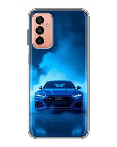 Чехол для Samsung Galaxy M23 (5G) с картинкой «Audi — голубая энергия» Чехол для Samsung Galaxy M23 (5G) с картинкой «Audi — голубая энергия»
