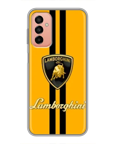 Чехол для Samsung Galaxy M23 (5G) с картинкой «Lamborghini Stripe желтый»