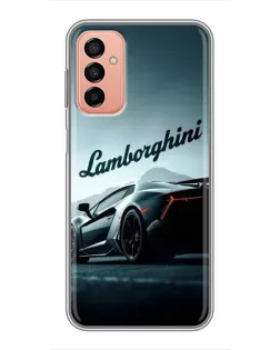 Чехол для Samsung Galaxy M23 (5G) с картинкой «Классическая надпись Lamborghini»