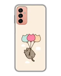 Чехол для Samsung Galaxy M23 (5G) с картинкой «Пушин на шариках»