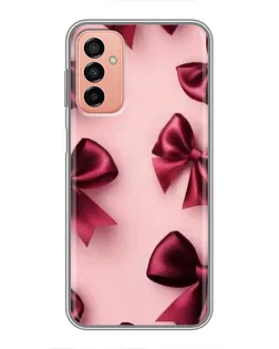 Чехол для Samsung Galaxy M23 (5G) с картинкой «Бордовый атлас»