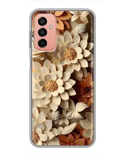 Чехол для Samsung Galaxy M23 (5G) с картинкой «Бежевый флористический декор» Чехол для Samsung Galaxy M23 (5G) с картинкой «Бежевый флористический декор»