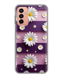 Чехол для Samsung Galaxy M23 (5G) с картинкой «Ромашки на фиолетовом» Чехол для Samsung Galaxy M23 (5G) с картинкой «Ромашки на фиолетовом»