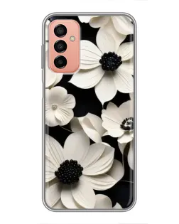 Чехол для Samsung Galaxy M23 (5G) с картинкой «Объемные белые цветы» Чехол для Samsung Galaxy M23 (5G) с картинкой «Объемные белые цветы»