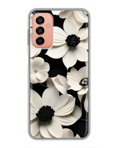 Чехол для Samsung Galaxy M23 (5G) с картинкой «Объемные белые цветы» Чехол для Samsung Galaxy M23 (5G) с картинкой «Объемные белые цветы»