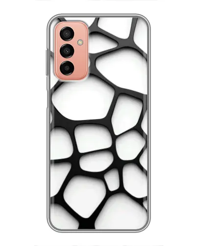 Чехол для Samsung Galaxy M23 (5G) с картинкой «Белая объемная сетка» Чехол для Samsung Galaxy M23 (5G) с картинкой «Белая объемная сетка»