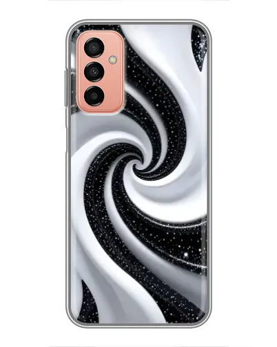 Чехол для Samsung Galaxy M23 (5G) с картинкой «Черно-белая спираль» Чехол для Samsung Galaxy M23 (5G) с картинкой «Черно-белая спираль»