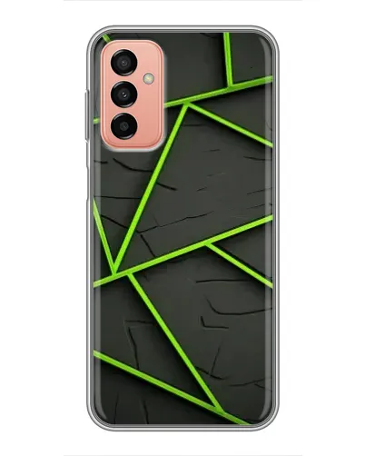 Чехол для Samsung Galaxy M23 (5G) с картинкой «Зеленые геометрические линии» Чехол для Samsung Galaxy M23 (5G) с картинкой «Зеленые геометрические линии»