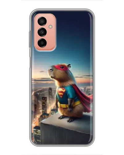 Чехол для Samsung Galaxy M23 (5G) с картинкой «Капи-мен супергерой»