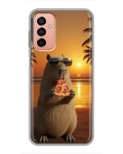 Чехол для Samsung Galaxy M23 (5G) с картинкой «Капибара с пиццей» Чехол для Samsung Galaxy M23 (5G) с картинкой «Капибара с пиццей»
