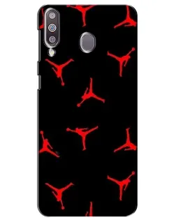Чохол для Samsung Galaxy M30 (M305) з картинкою «Jordan Red Pattern» Чохол для Samsung Galaxy M30 (M305) з картинкою «Jordan Red Pattern»