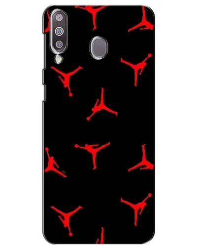 Чохол для Samsung Galaxy M30 (M305) з картинкою «Jordan Red Pattern»
