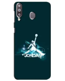 Чохол для Samsung Galaxy M30 (M305) з картинкою «Jordan Blue Fire» Чохол для Samsung Galaxy M30 (M305) з картинкою «Jordan Blue Fire»