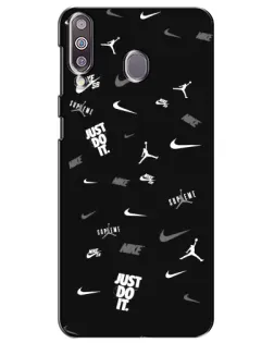 Чохол для Samsung Galaxy M30 (M305) з картинкою «Nike Black Pattern» Чохол для Samsung Galaxy M30 (M305) з картинкою «Nike Black Pattern»