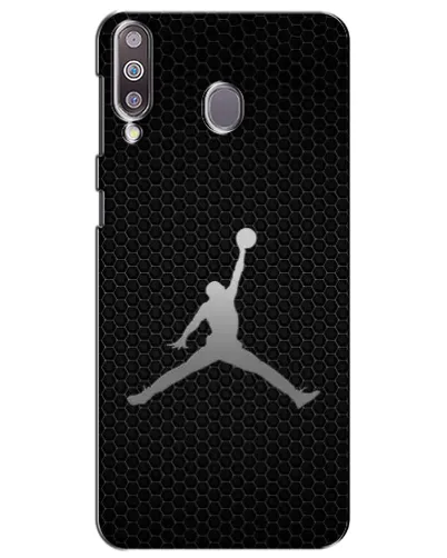 Чохол для Samsung Galaxy M30 (M305) з картинкою «Jordan Dark Carbon»