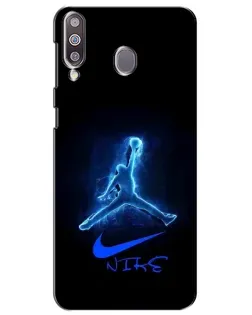 Чохол для Samsung Galaxy M30 (M305) з картинкою «Jordan Neon Blue» Чохол для Samsung Galaxy M30 (M305) з картинкою «Jordan Neon Blue»