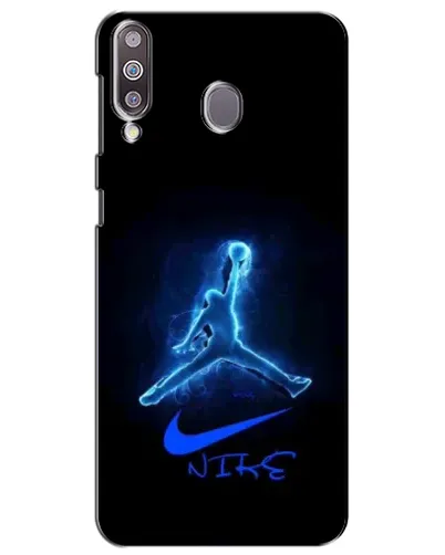 Чохол для Samsung Galaxy M30 (M305) з картинкою «Jordan Neon Blue»