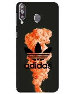 Чехол для Samsung Galaxy M30 (M305) с картинкой «Оранжевый дым Adidas» Чехол для Samsung Galaxy M30 (M305) с картинкой «Оранжевый дым Adidas»