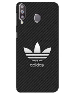 Чехол для Samsung Galaxy M30 (M305) с картинкой «Adidas Карбоновая текстура»