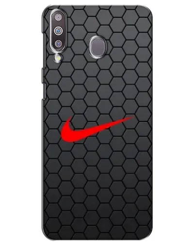 Чохол для Samsung Galaxy M30 (M305) з картинкою «Nike — карбонова сітка»