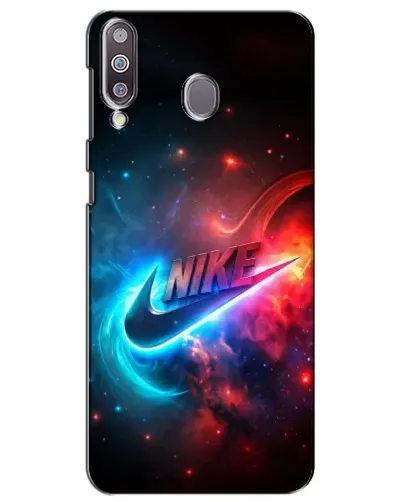 Чохол для Samsung Galaxy M30 (M305) з картинкою «Вогняний логотип Nike»