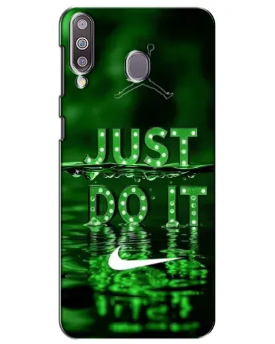 Чохол для Samsung Galaxy M30 (M305) з картинкою «Зелений неоновий Nike»