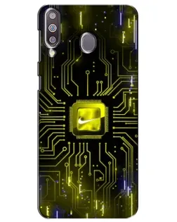 Чохол для Samsung Galaxy M30 (M305) з картинкою «Nike — золота іскра» Чохол для Samsung Galaxy M30 (M305) з картинкою «Nike — золота іскра»
